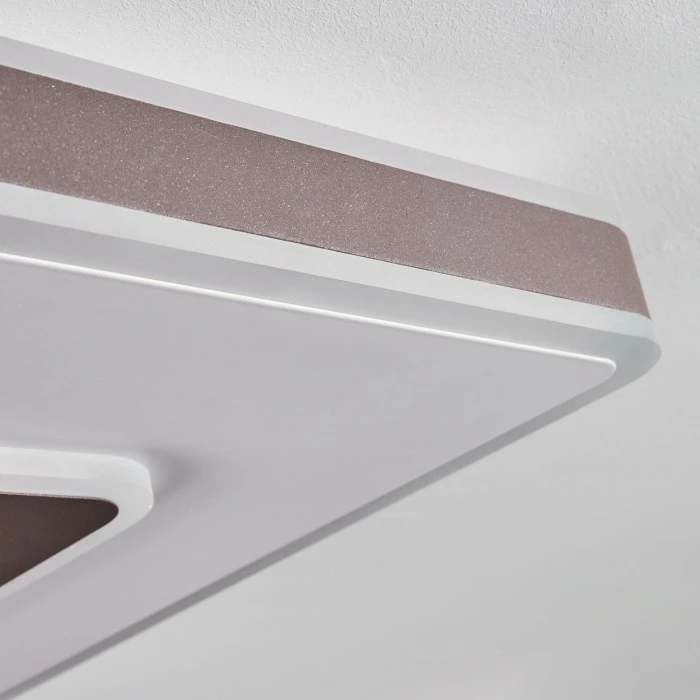 Hofstein Buonas Deckenleuchte LED Weiß, 1-flammig, Fernbedienung 2 Hofstein Buonas Deckenleuchte LED Weiß, 1-flammig, Fernbedienung – Bild 2