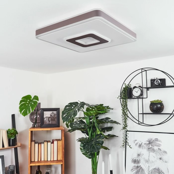 Hofstein Buonas Deckenleuchte LED Weiß, 1-flammig, Fernbedienung 6 Hofstein Buonas Deckenleuchte LED Weiß, 1-flammig, Fernbedienung – Bild 6