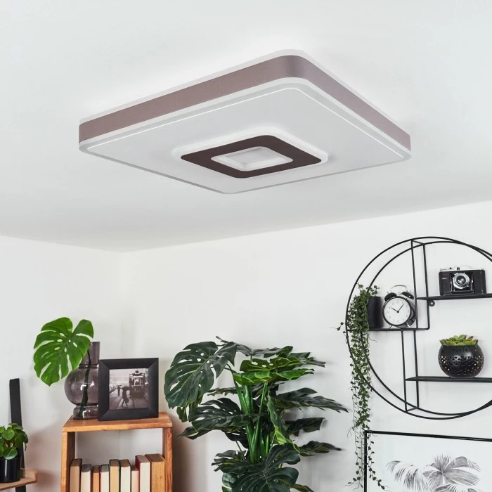 Hofstein Buonas Deckenleuchte LED Weiß, 1-flammig, Fernbedienung 10 Hofstein Buonas Deckenleuchte LED Weiß, 1-flammig, Fernbedienung – Bild 10