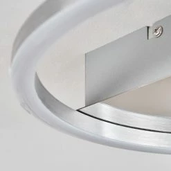 Hofstein Buren Deckenleuchte LED Nickel-Matt, 1-flammig -LED Leuchten Verkäufe buren deckenleuchte h3446638 2