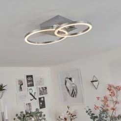 Hofstein Buren Deckenleuchte LED Nickel-Matt, 1-flammig -LED Leuchten Verkäufe buren deckenleuchte h3446713 10