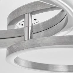 Hofstein Buren Deckenleuchte LED Nickel-Matt, 1-flammig -LED Leuchten Verkäufe buren deckenleuchte h3446713 2