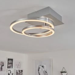 Hofstein Buren Deckenleuchte LED Nickel-Matt, 1-flammig -LED Leuchten Verkäufe buren deckenleuchte h3446713 8