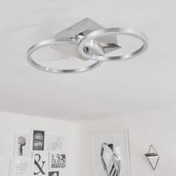 Hofstein Buren Deckenleuchte LED Nickel-Matt, 1-flammig -LED Leuchten Verkäufe buren deckenleuchte h3446713 9