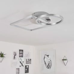 Hofstein Buren Deckenleuchte LED Nickel-Matt, 1-flammig -LED Leuchten Verkäufe buren deckenleuchte h3446737 11