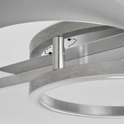 Hofstein Buren Deckenleuchte LED Nickel-Matt, 1-flammig -LED Leuchten Verkäufe buren deckenleuchte h3446737 2