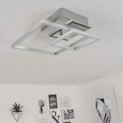 Hofstein Buren Deckenleuchte LED Nickel-Matt, 1-flammig 28 Hofstein Buren Deckenleuchte LED Nickel-Matt, 1-flammig -LED Leuchten Verkäufe buren deckenleuchte h3446751 13