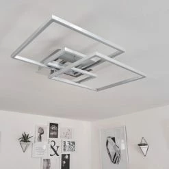 Hofstein Buren Deckenleuchte LED Nickel-Matt, 1-flammig -LED Leuchten Verkäufe buren deckenleuchte h3447499 9