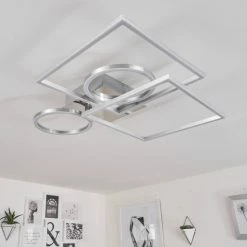 Hofstein Buren Deckenleuchte LED Nickel-Matt, 1-flammig 14 Hofstein Buren Deckenleuchte LED Nickel-Matt, 1-flammig -LED Leuchten Verkäufe buren deckenleuchte h3447512 4