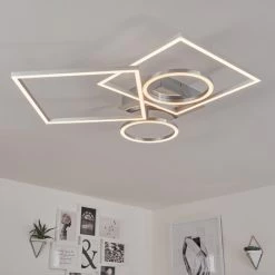 Hofstein Buren Deckenleuchte LED Nickel-Matt, 1-flammig 16 Hofstein Buren Deckenleuchte LED Nickel-Matt, 1-flammig -LED Leuchten Verkäufe buren deckenleuchte h3447512 6