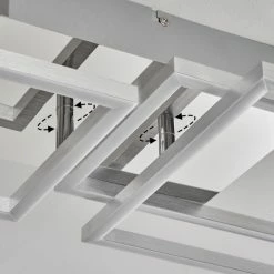 Hofstein Buren Deckenleuchte LED Nickel-Matt, 1-flammig -LED Leuchten Verkäufe buren deckenleuchte h3447536 2