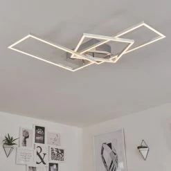 Hofstein Buren Deckenleuchte LED Nickel-Matt, 1-flammig -LED Leuchten Verkäufe buren deckenleuchte h3447536 6