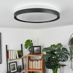 Hofstein Buris Deckenleuchte LED Schwarz, Weiß, 1-flammig, Fernbedienung 28 Hofstein Buris Deckenleuchte LED Schwarz, Weiß, 1-flammig, Fernbedienung -LED Leuchten Verkäufe buris deckenleuchte h3550267 13