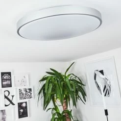 Hofstein Buris Deckenpanel LED Silber, 1-flammig, Fernbedienung 18 Hofstein Buris Deckenpanel LED Silber, 1-flammig, Fernbedienung -LED Leuchten Verkäufe buris deckenpanel h3457733 4