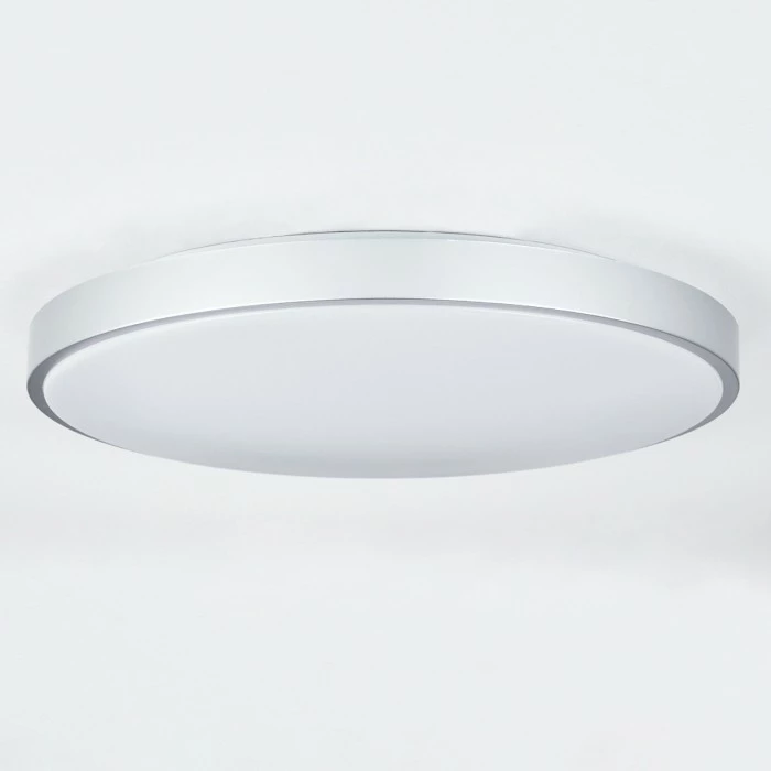 Hofstein Buris Deckenpanel LED Silber, 1-flammig, Fernbedienung 8 Hofstein Buris Deckenpanel LED Silber, 1-flammig, Fernbedienung – Bild 8