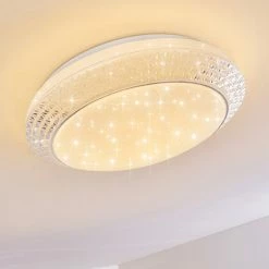 Hofstein Burton Deckenleuchte LED Weiß, 1-flammig -LED Leuchten Verkäufe burton deckenleuchte h3266243 do4 8