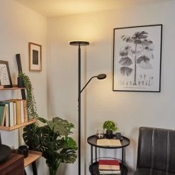 Hofstein Busswil Deckenfluter LED Schwarz, 2-flammig -LED Leuchten Verkäufe busswil deckenfluter h3458006 10