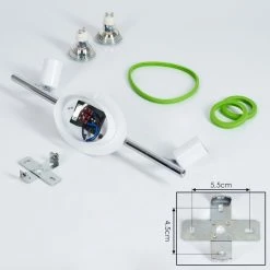 Hofstein Cabri Deckenleuchte LED Chrom, Grün, Weiß, 2-flammig 14 Hofstein Cabri Deckenleuchte LED Chrom, Grün, Weiß, 2-flammig -LED Leuchten Verkäufe cabri deckenleuchte h3551998 4