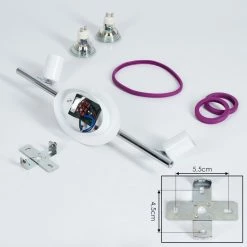 Hofstein Cabri Deckenleuchte LED Chrom, Weiß, Lila, 2-flammig 16 Hofstein Cabri Deckenleuchte LED Chrom, Weiß, Lila, 2-flammig -LED Leuchten Verkäufe cabri deckenleuchte h3552001 4