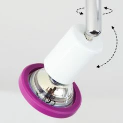 Hofstein Cabri Deckenleuchte LED Chrom, Weiß, Lila, 2-flammig 17 Hofstein Cabri Deckenleuchte LED Chrom, Weiß, Lila, 2-flammig -LED Leuchten Verkäufe cabri deckenleuchte h3552001 5