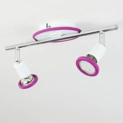 Hofstein Cabri Deckenleuchte LED Chrom, Weiß, Lila, 2-flammig 19 Hofstein Cabri Deckenleuchte LED Chrom, Weiß, Lila, 2-flammig -LED Leuchten Verkäufe cabri deckenleuchte h3552001 7