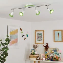 Hofstein Cabri Deckenleuchte LED Chrom, Grün, Weiß, 4-flammig -LED Leuchten Verkäufe cabri deckenleuchte h3552049 6