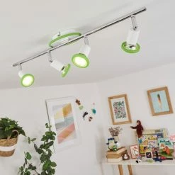 Hofstein Cabri Deckenleuchte LED Chrom, Grün, Weiß, 4-flammig -LED Leuchten Verkäufe cabri deckenleuchte h3552049 8