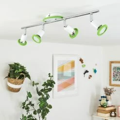 Hofstein Cabri Deckenleuchte LED Chrom, Grün, Weiß, 4-flammig -LED Leuchten Verkäufe cabri deckenleuchte h3552049 9