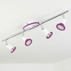 Hofstein Cabri Deckenleuchte LED Chrom, Weiß, Lila, 4-flammig -LED Leuchten Verkäufe cabri deckenleuchte h3552063 7