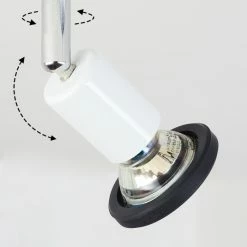 Hofstein Cabri Deckenleuchte LED Chrom, Schwarz, Weiß, 4-flammig -LED Leuchten Verkäufe cabri deckenleuchte h3552087 5