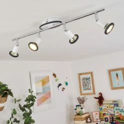 Hofstein Cabri Deckenleuchte LED Chrom, Schwarz, Weiß, 4-flammig -LED Leuchten Verkäufe cabri deckenleuchte h3552087 8