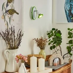 Hofstein Cabri Wandleuchte LED Chrom, Grün, Weiß, 1-flammig -LED Leuchten Verkäufe cabri wandleuchte h3561164 6