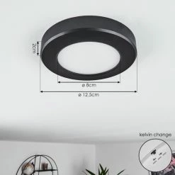 Hofstein Canditas LED Panel Schwarz, 1-flammig 13 Hofstein Canditas LED Panel Schwarz, 1-flammig -LED Leuchten Verkäufe canditas led panel h3416082 3