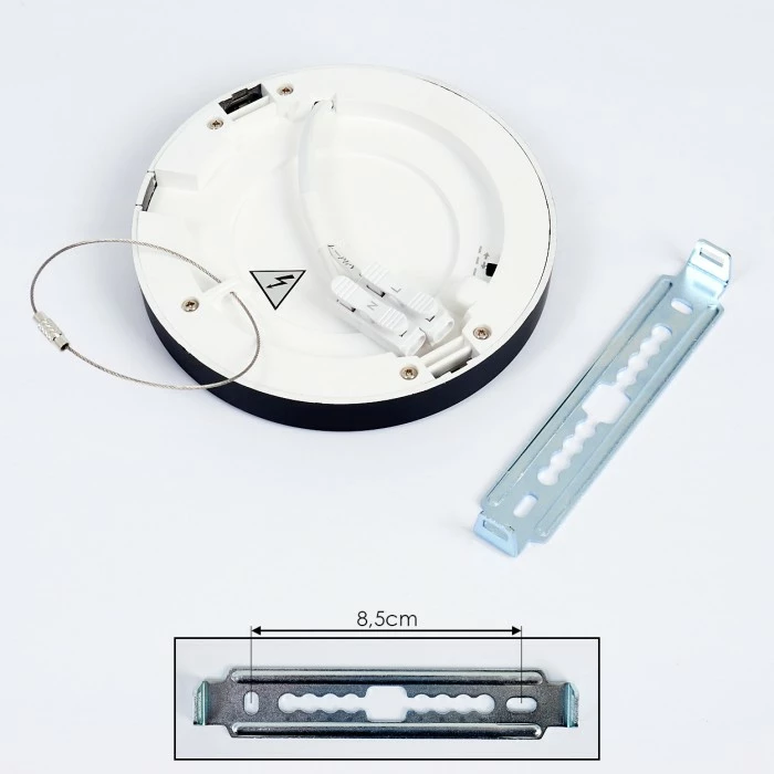 Hofstein Canditas LED Panel Schwarz, 1-flammig 5 Hofstein Canditas LED Panel Schwarz, 1-flammig – Bild 5