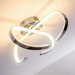 Hofstein Cano Deckenleuchte LED Chrom, 1-flammig -LED Leuchten Verkäufe cano deckenleuchte h167459 12