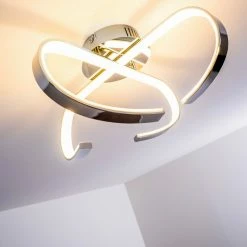 Hofstein Cano Deckenleuchte LED Chrom, 1-flammig -LED Leuchten Verkäufe cano deckenleuchte h167459 9