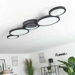 Hofstein Carabajal Deckenleuchte LED Schwarz, 1-flammig 22 Hofstein Carabajal Deckenleuchte LED Schwarz, 1-flammig -LED Leuchten Verkäufe carabajal deckenleuchte h3560204 10