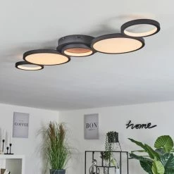 Hofstein Carabajal Deckenleuchte LED Schwarz, 1-flammig 20 Hofstein Carabajal Deckenleuchte LED Schwarz, 1-flammig -LED Leuchten Verkäufe carabajal deckenleuchte h3560204 8