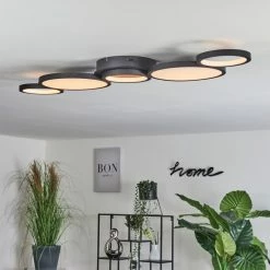 Hofstein Carabajal Deckenleuchte LED Schwarz, 1-flammig 21 Hofstein Carabajal Deckenleuchte LED Schwarz, 1-flammig -LED Leuchten Verkäufe carabajal deckenleuchte h3560204 9