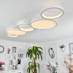 Hofstein Carabajal Deckenleuchte LED Weiß, 1-flammig -LED Leuchten Verkäufe carabajal deckenleuchte h3562154 6