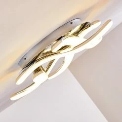 Hofstein Carmacks Deckenleuchte LED Chrom, 1-flammig -LED Leuchten Verkäufe carmacks deckenleuchte h3109700 do1 11