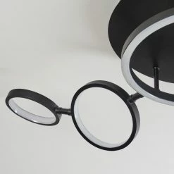 Hofstein Carrisito Deckenleuchte LED Schwarz, 1-flammig -LED Leuchten Verkäufe carrisito deckenleuchte h3562567 5