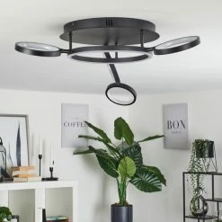 Hofstein Carrisito Deckenleuchte LED Schwarz, 1-flammig -LED Leuchten Verkäufe carrisito deckenleuchte h3562581 4