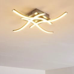 Hofstein Casale Deckenleuchte LED Nickel-Matt, 4-flammig 34 Hofstein Casale Deckenleuchte LED Nickel-Matt, 4-flammig -LED Leuchten Verkäufe casale deckenleuchte h3011300 do4 13