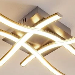 Hofstein Casale Deckenleuchte LED Nickel-Matt, 4-flammig 35 Hofstein Casale Deckenleuchte LED Nickel-Matt, 4-flammig -LED Leuchten Verkäufe casale deckenleuchte h3011300 do4 14