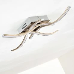 Hofstein Casale Deckenleuchte LED Nickel-Matt, 4-flammig 39 Hofstein Casale Deckenleuchte LED Nickel-Matt, 4-flammig -LED Leuchten Verkäufe casale deckenleuchte h3011300 do4 18