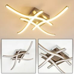 Hofstein Casale Deckenleuchte LED Nickel-Matt, 4-flammig 41 Hofstein Casale Deckenleuchte LED Nickel-Matt, 4-flammig -LED Leuchten Verkäufe casale deckenleuchte h3011300 do4 20