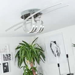 Hofstein Casale Deckenleuchte LED Nickel-Matt, 1-flammig -LED Leuchten Verkäufe casale deckenleuchte h3011461 do4 11