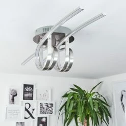 Hofstein Casale Deckenleuchte LED Nickel-Matt, 1-flammig -LED Leuchten Verkäufe casale deckenleuchte h3011461 do4 9