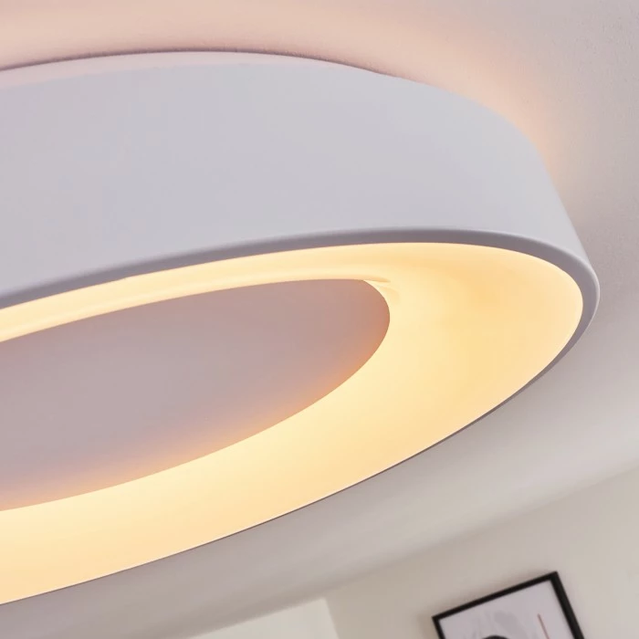 Hofstein Casina Deckenleuchte LED Weiß, 1-flammig, Fernbedienung 6 Hofstein Casina Deckenleuchte LED Weiß, 1-flammig, Fernbedienung – Bild 6